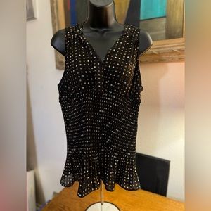 SERE Nade accordion pleated blouse